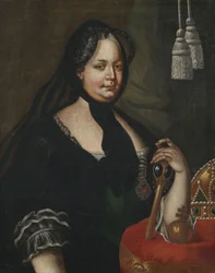 Kejserinde Maria Theresa i enke kostume